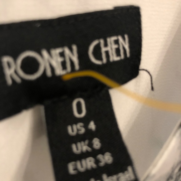 Luxury Designer Ronen Chen Silk Dress - Picture 2 of 2